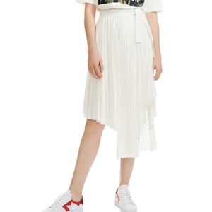 Maje white Asymmetric skirt